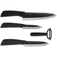 Набор ножей керамических Xiaomi HuoHou Nano Ceramic Knife HU0010 Black