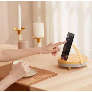 Настольная лампа с функцией беспроводной зарядки и колонки Xiaomi Ezvalo Wireless Charging Lamp LYYD01 4