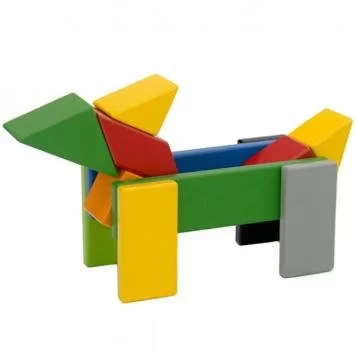 Магнитный конструктор Xiaomi MITU (Rice Rabbit) Child Magnetic Building Blocks MTJM01MT 4