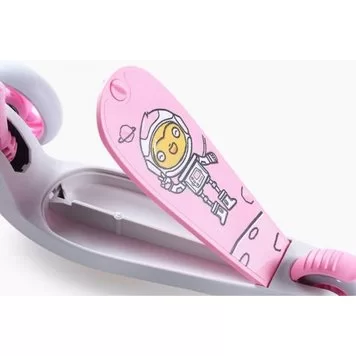 Детский самокат-кикборд Xiaomi Qi Xiaobai OD1 Pink  2