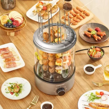 Электрошашлычница Xiaomi Liven Automatic Rotating Barbecue Hut KL-J121 7