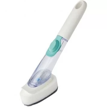 Щетка для мытья посуды с дозатором Xiaomi Jordan Judy Automatic Liquid Adding Pot Brush 44ml White HO341 1