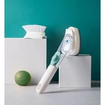 Щетка для мытья посуды с дозатором Xiaomi Jordan Judy Automatic Liquid Adding Pot Brush 44ml White HO341 4