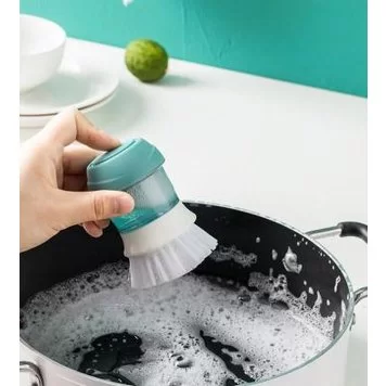 Щетка для мытья посуды с дозатором Xiaomi Jordan Judy Automatic Liquid Adding Pot Brush 65ml White HO340 6