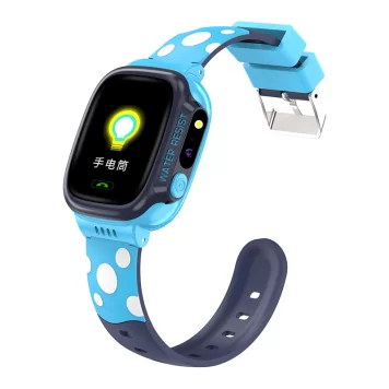 Детские умные часы Smart Baby Watch Y92 Blue 3