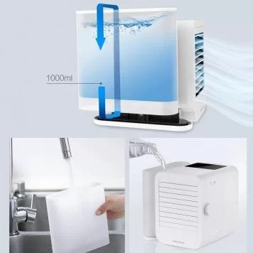 Вентилятор Xiaomi Microhoo Personal Air Conditioning Fan MH01R White 8