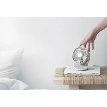 Портативный вентилятор на клипсе Xiaomi SOLOVE clip electric fan 2000mAh 3 Speed Type-C Gray 5