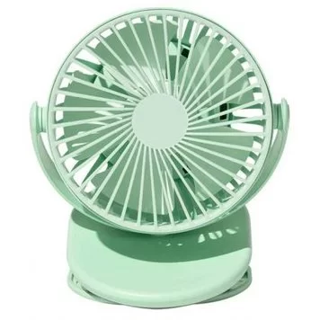 Портативный вентилятор на клипсе Xiaomi SOLOVE clip electric fan 2000mAh 3 Speed Type-C Green 1