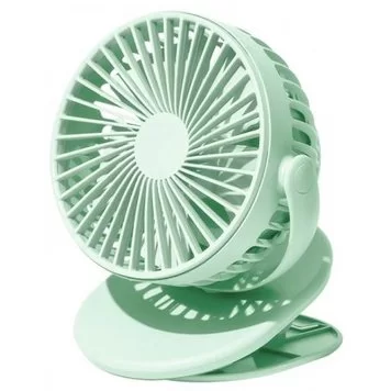 Портативный вентилятор на клипсе Xiaomi SOLOVE clip electric fan 2000mAh 3 Speed Type-C Green 3