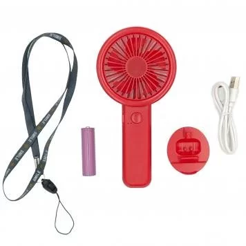 Портативный вентилятор Mini Fan HSA-1A Red 2