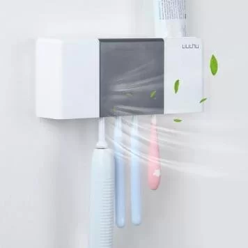Умный держатель для дезинфекции зубных щеток Xiaomi Liushu Sterilization Toothbrush Holder White 5