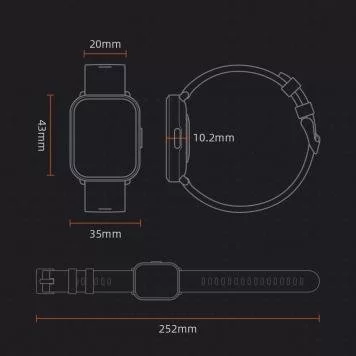 Умные часы Xiaomi Mibro Color Black 11
