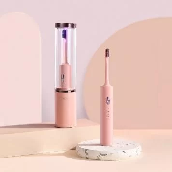 Электрическая зубная щетка со стерилизатором Xiaomi T-Flash UV Sterilization Toothbrush Pink 2