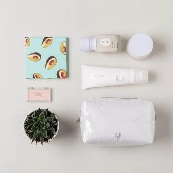 Дорожная косметичка Xiaomi Jordan Judy Trapezoidal bubble film cosmetic bag PT108 Silver 2