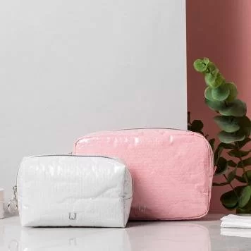 Дорожная косметичка Xiaomi Jordan Judy Trapezoidal bubble film cosmetic bag PT108 Silver 3