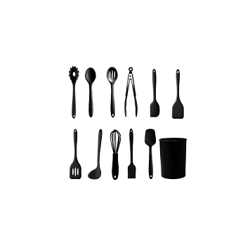 厂家批发 迷你硅胶厨具套装 12件套 硅胶锅铲汤勺食物夹 厨房用具-阿里巴巴 — Яндекс.Бр