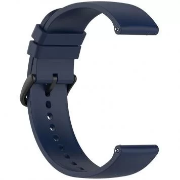 Ремешок Amazfit Bip, Haylou Solar LS02 20 мм без кнопки Navy Blue 2