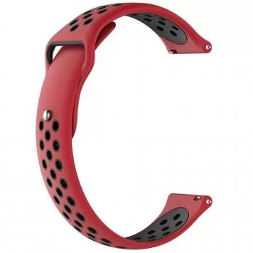 Ремешок Sport Amazfit Bip, Haylou Solar LS05 22 мм Red Black 1
