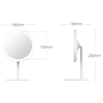 Зеркало для макияжа Xiaomi DOCO Daylight Mirror HZJ001 White 3