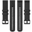 Ремешок гофрированный Amazfit Bip, Haylou Solar LS02 20 мм Black 3