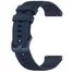 Ремешок гофрированный Amazfit Bip, Haylou Solar LS02 20 мм Navy Blue 1