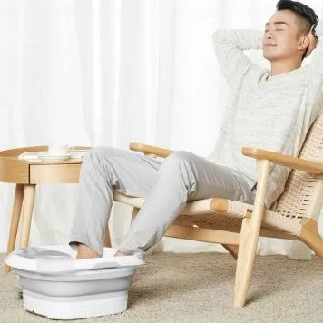 Массажная ванночка для ног Xiaomi Leravan Folding Massage LF-ZP008  Gray 7