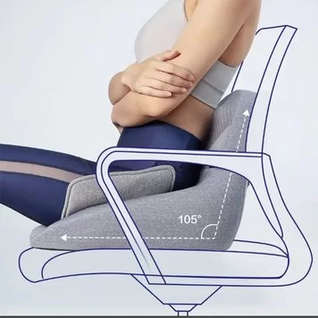 Массажная подушка для талии и бедер Momoda Waist and Hip Massage Cushion SX352 Gray 4