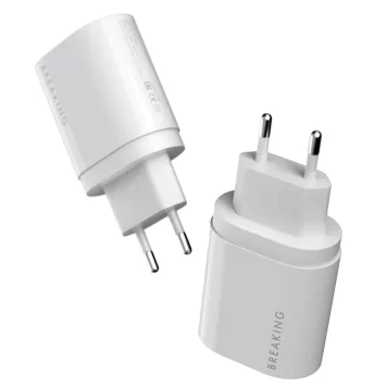 Сетевое зарядное устройство Breaking WC05 22206 White 8