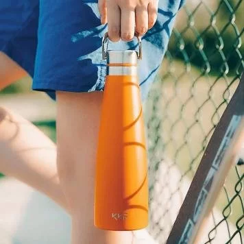 Термокружка Xiaomi KKF Smart Vacuum Cup 475ml Orange 4
