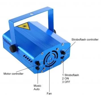 Лазерный проектор Laser stage lighting F-4 3