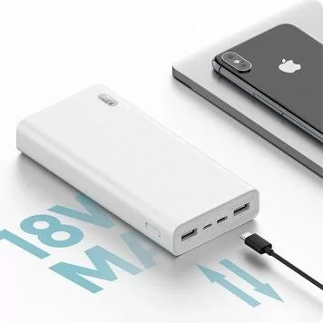 Портативный аккумулятор  ZMI Power Bank 20000 mah QB821A White 7