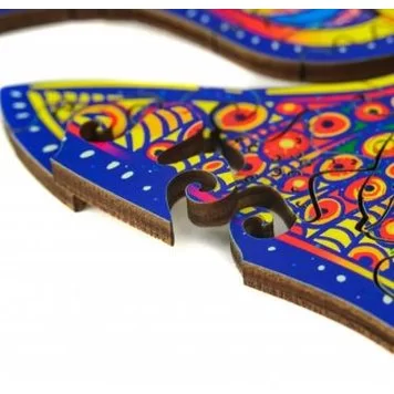 Деревянный пазл Сияющая Рыбка 6