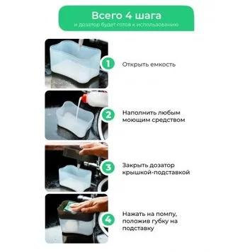 Дозатор для мыла Samutory Черный 12