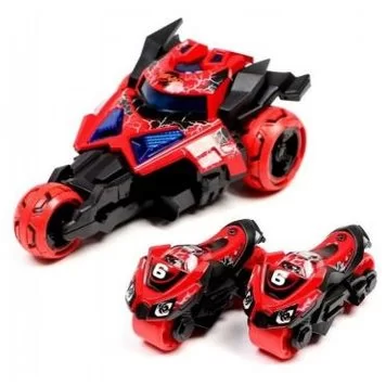 Гоночная машина катапульта 3 в 1 (+2 мотоцикла)MAX Catapult car 12