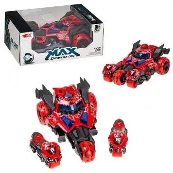 Гоночная машина катапульта 3 в 1 (+2 мотоцикла)MAX Catapult car 7