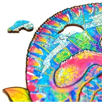 Деревяный пазл Хамелеон ST333D 6