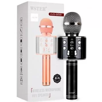 Караоке-микрофон Wster WS-858 Original Black 1