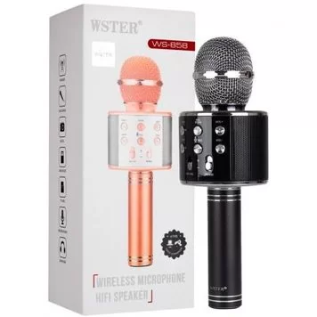 Караоке-микрофон Wster WS-858 Original Black 2