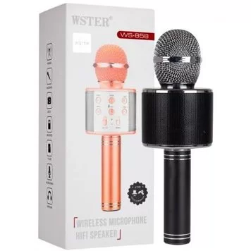 Караоке-микрофон Wster WS-858 Original Black 3