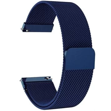 Ремешок миланский Amazfit, Haylou, Samsung, Huawei 22 мм Dark Blue NEW