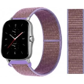 Ремешок нейлоновый Amazfit Bip, Haylou Solar LS05 22 Lilac 1