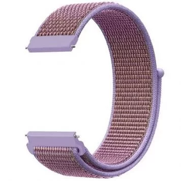 Ремешок нейлоновый Amazfit Bip, Haylou Solar LS05 22 Lilac 2