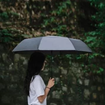 Зонт Xiaomi KongGu-2 Auto Folding Umbrella с фонариком Black 2