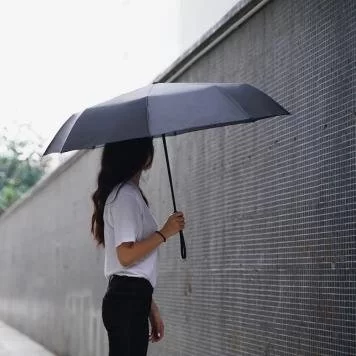 Зонт Xiaomi KongGu-2 Auto Folding Umbrella с фонариком Black 4