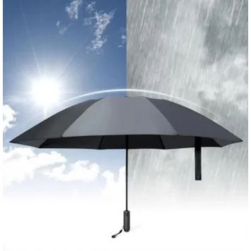 Зонт Xiaomi U'REVO Automatic Reverse Folding Lighting Umbrella с фонариком Black 1
