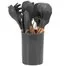 Кухонный силиконовый набор Wood Black 1