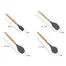 Кухонный силиконовый набор Wood Black 3