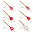Кухонный силиконовый набор Wood Red 3