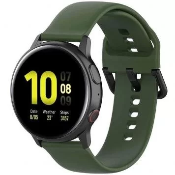 Ремешок Amazfit, Haylou, Samsung, Huawei 20 мм без кнопки 2 Green 1