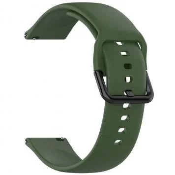 Ремешок Amazfit, Haylou, Samsung, Huawei 20 мм без кнопки 2 Green 3